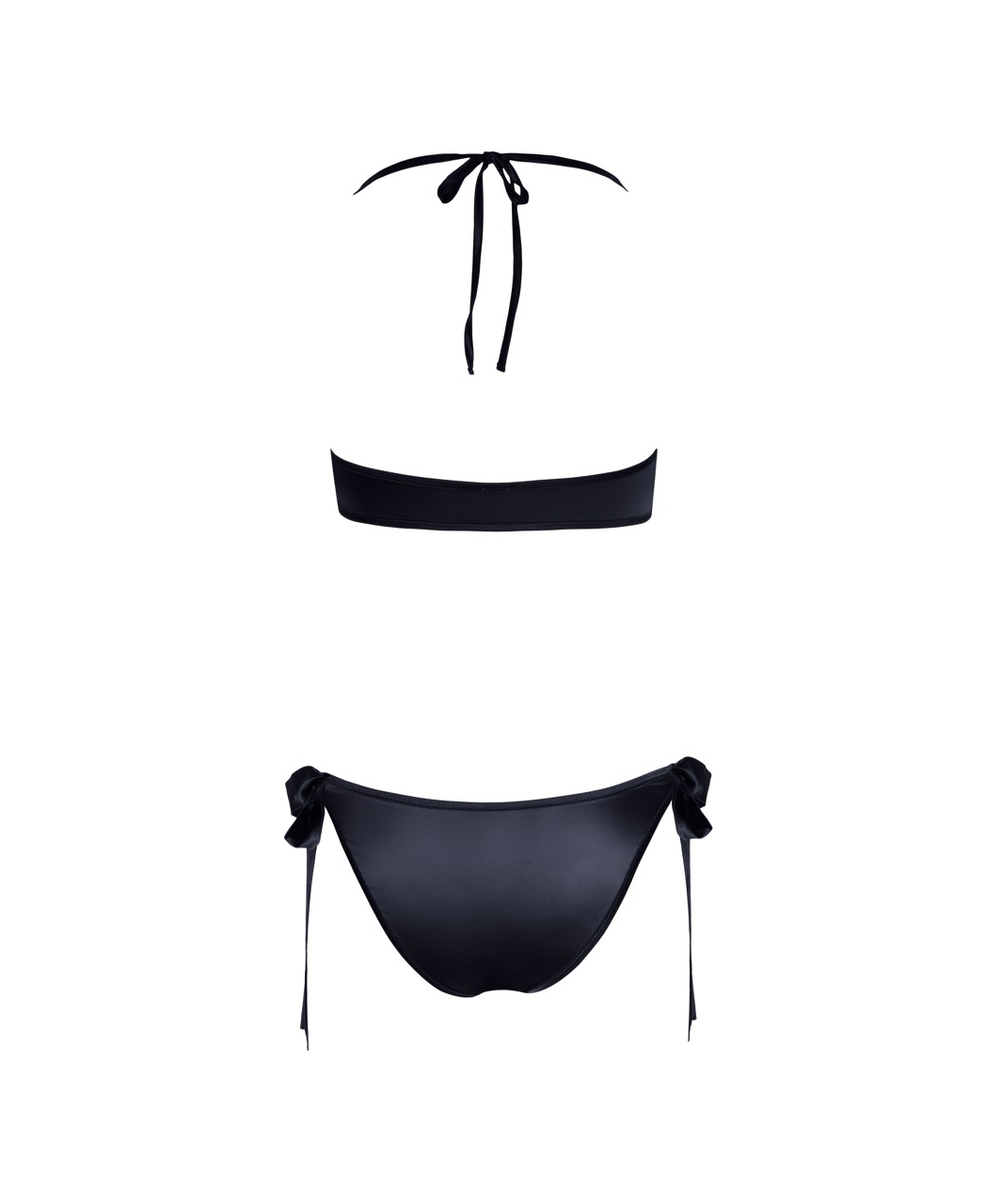 Cottelli Lingerie melns sienams bikini komplekts