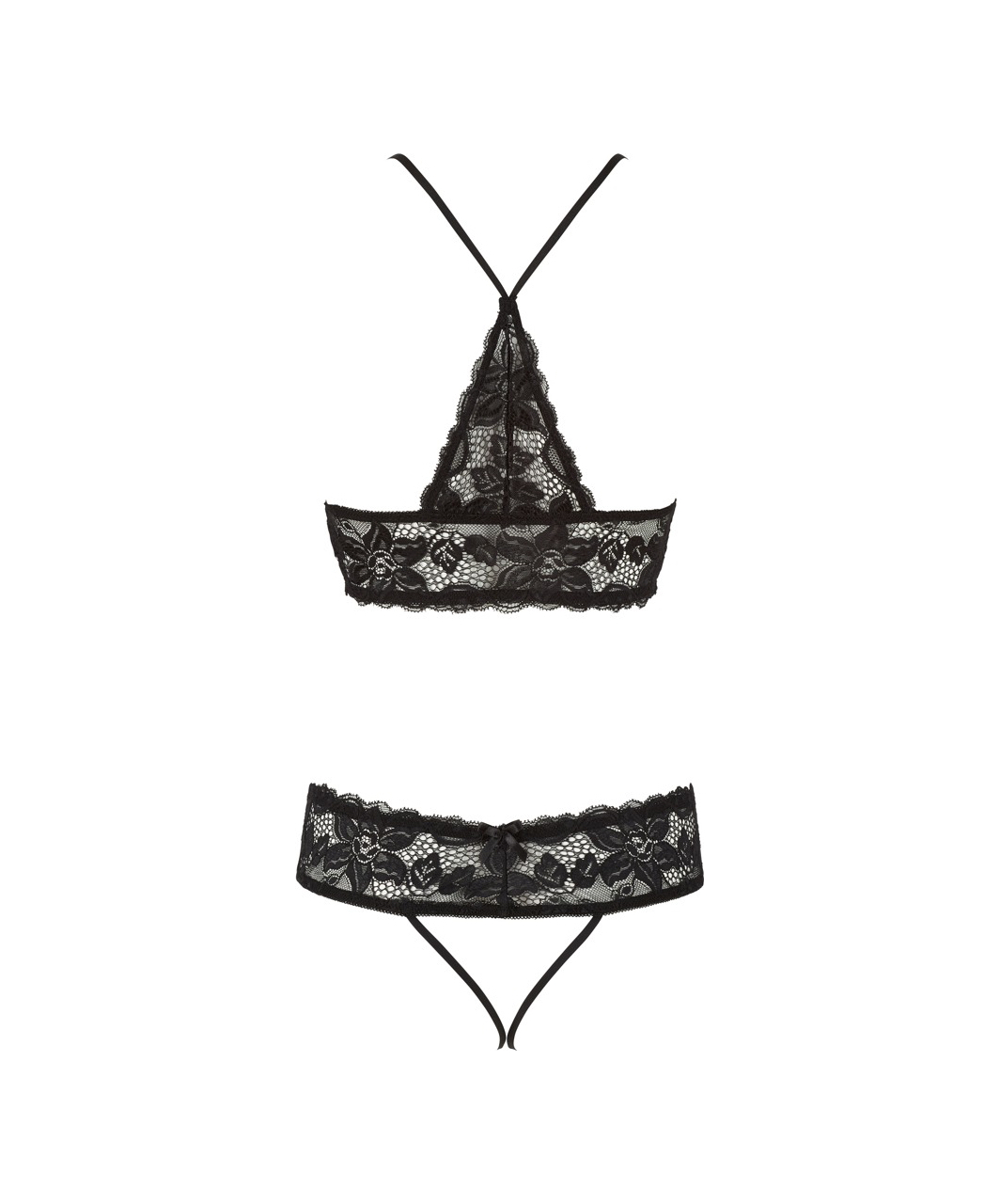 Cottelli Lingerie black lace lingerie set