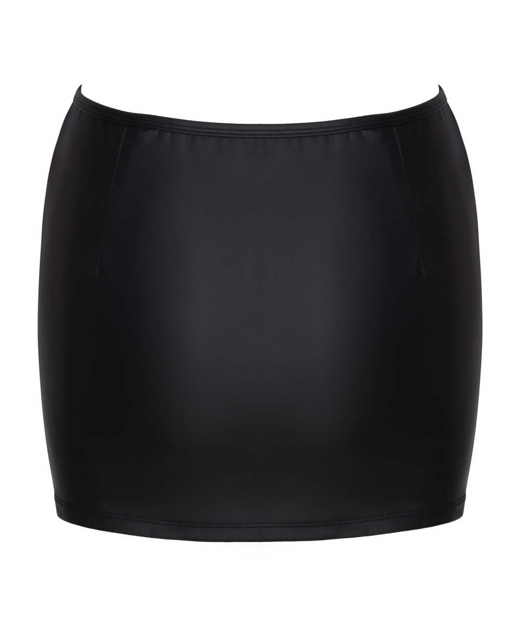 Cottelli Lingerie black matte mini skirt with rhinestones