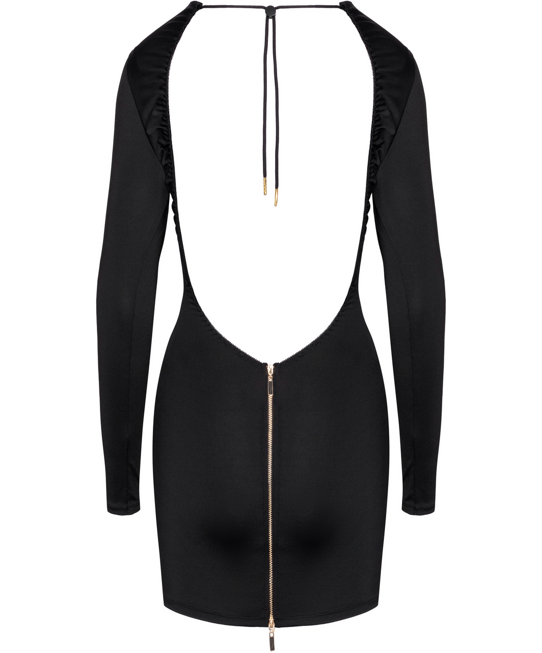 Cottelli Lingerie черное платье мини с открытой спинкой