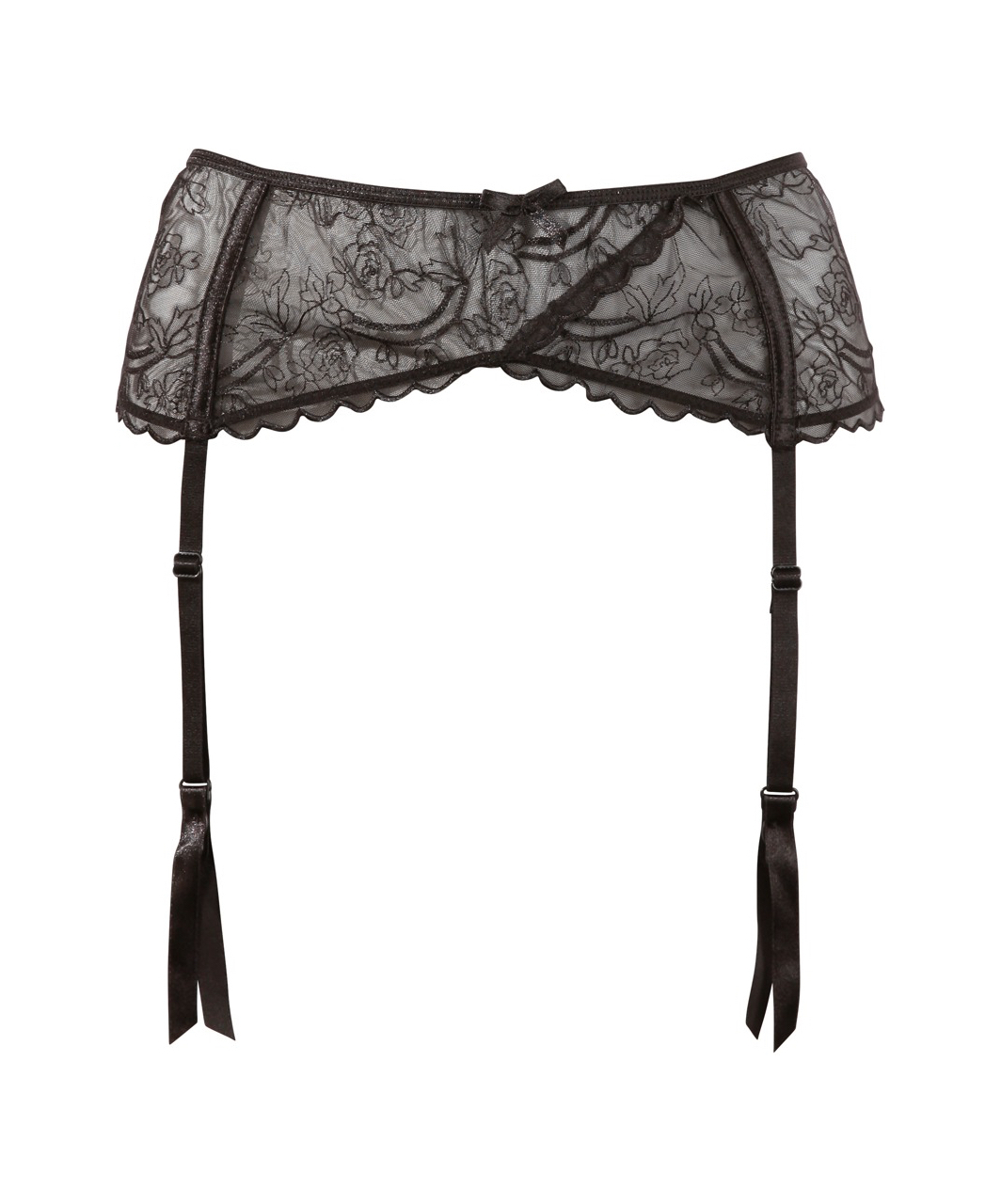 Cottelli Lingerie black suspender belt