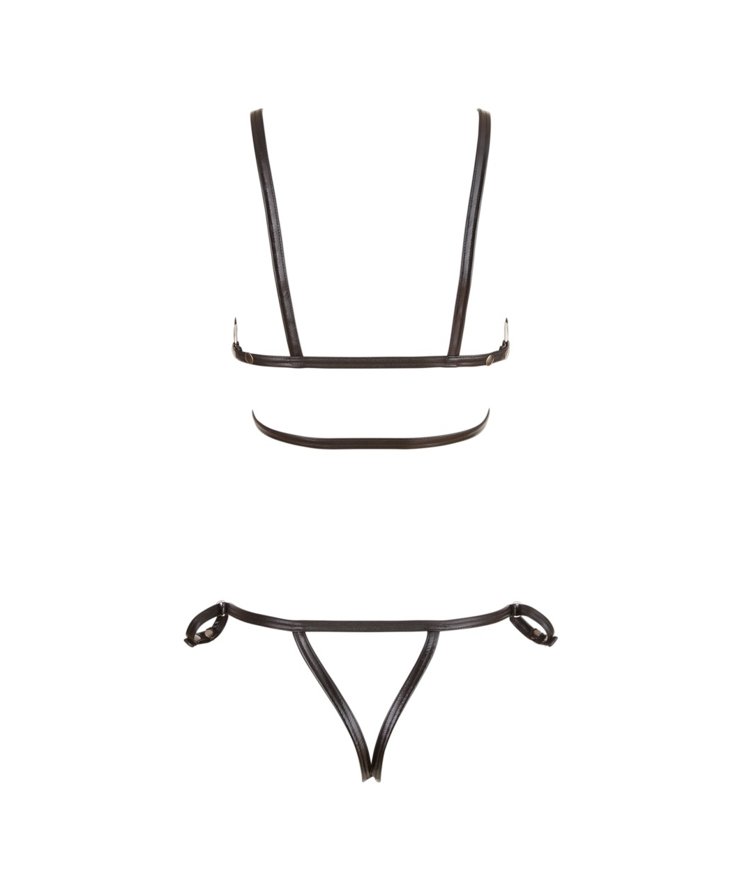 Cottelli Lingerie Bondage harness lingerie with restraints