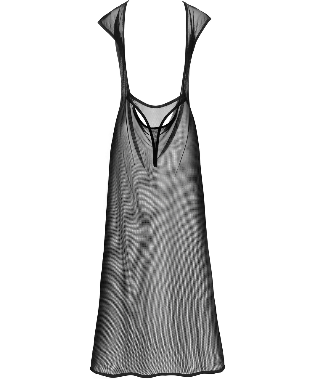Cottelli Lingerie Delicatty black sheer mesh dress