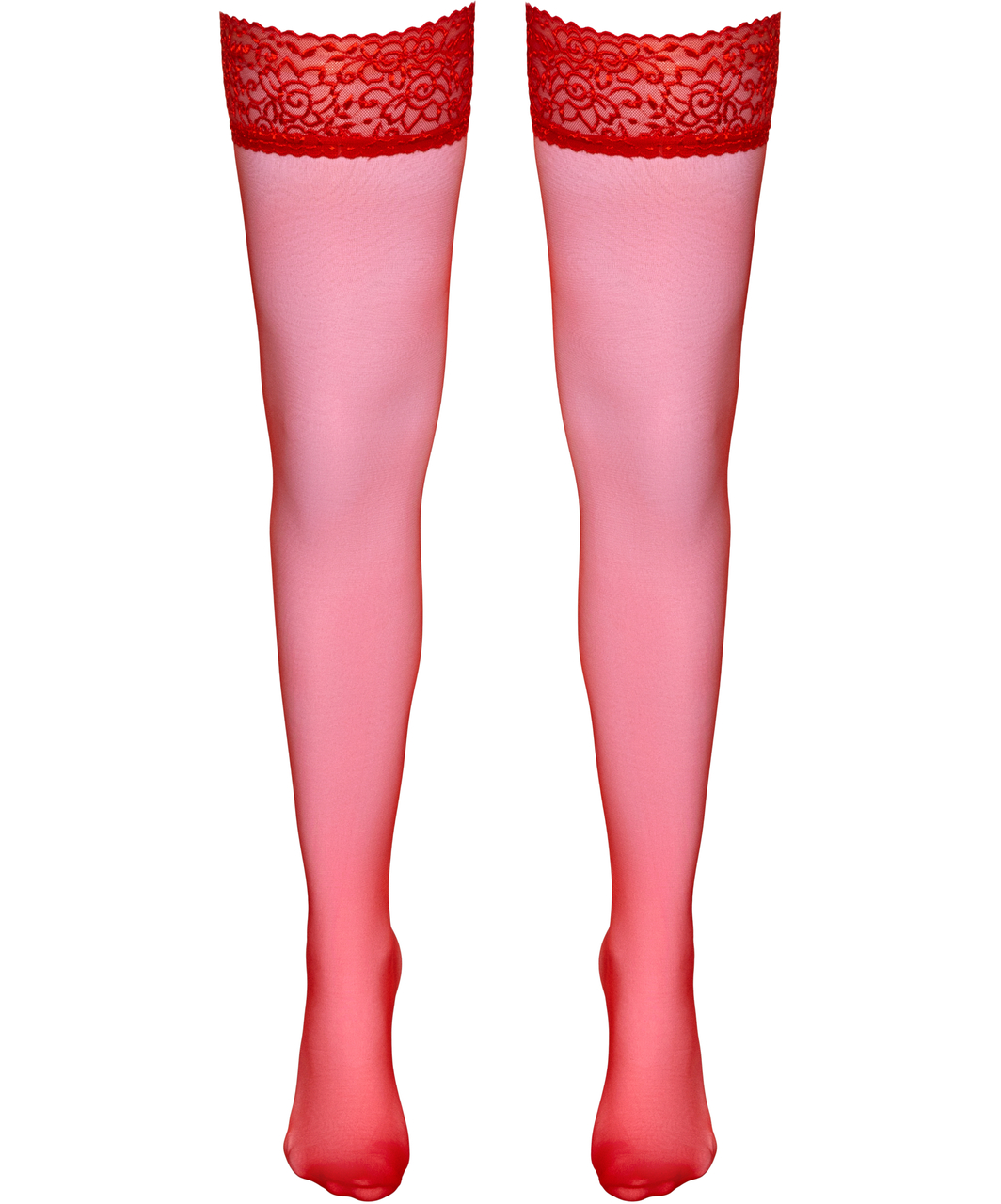 Cottelli Lingerie Fyrtrix punased silikoonribaga sukad
