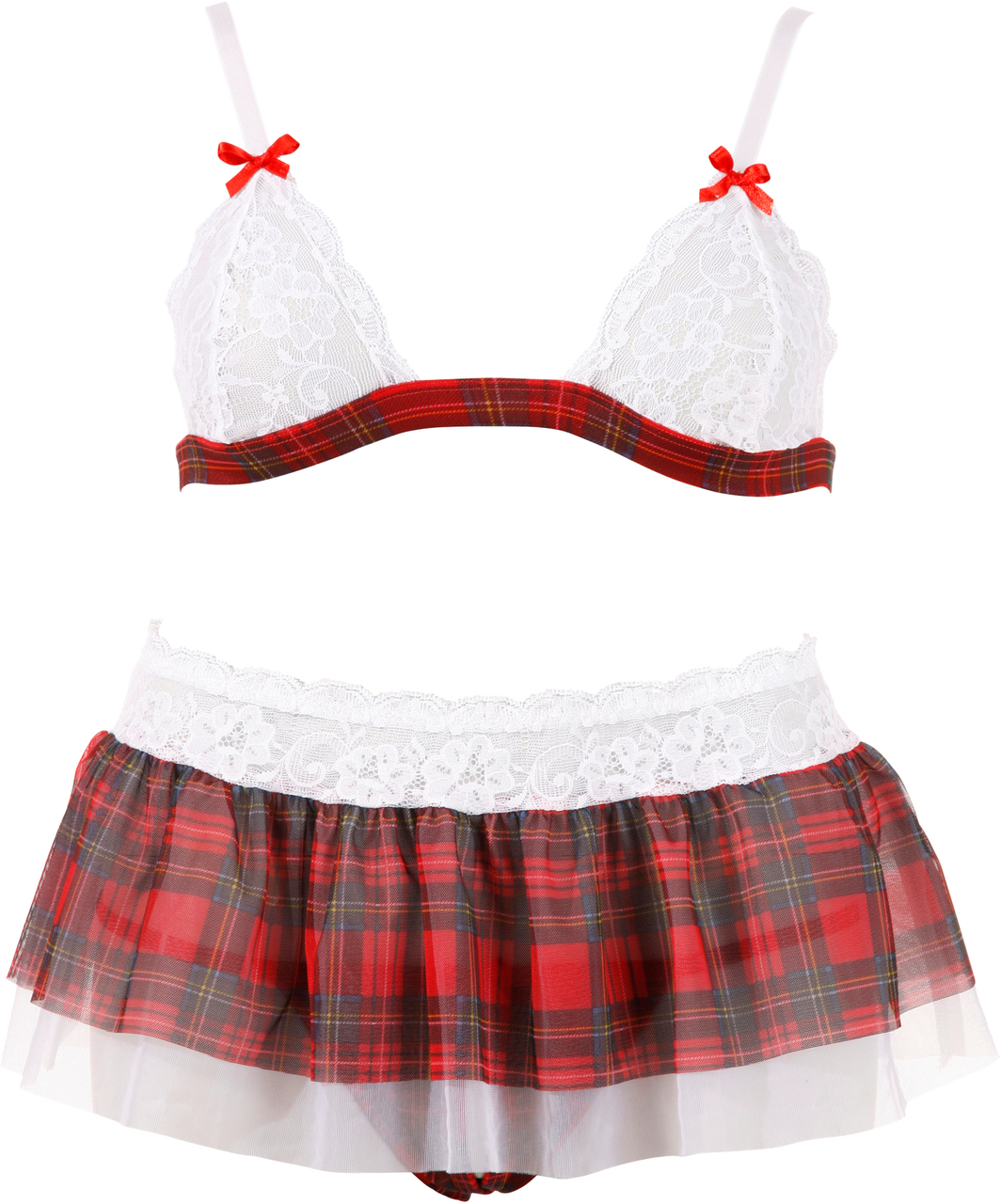 Cottelli Lingerie komplet erotyczny uczennicy Peyton