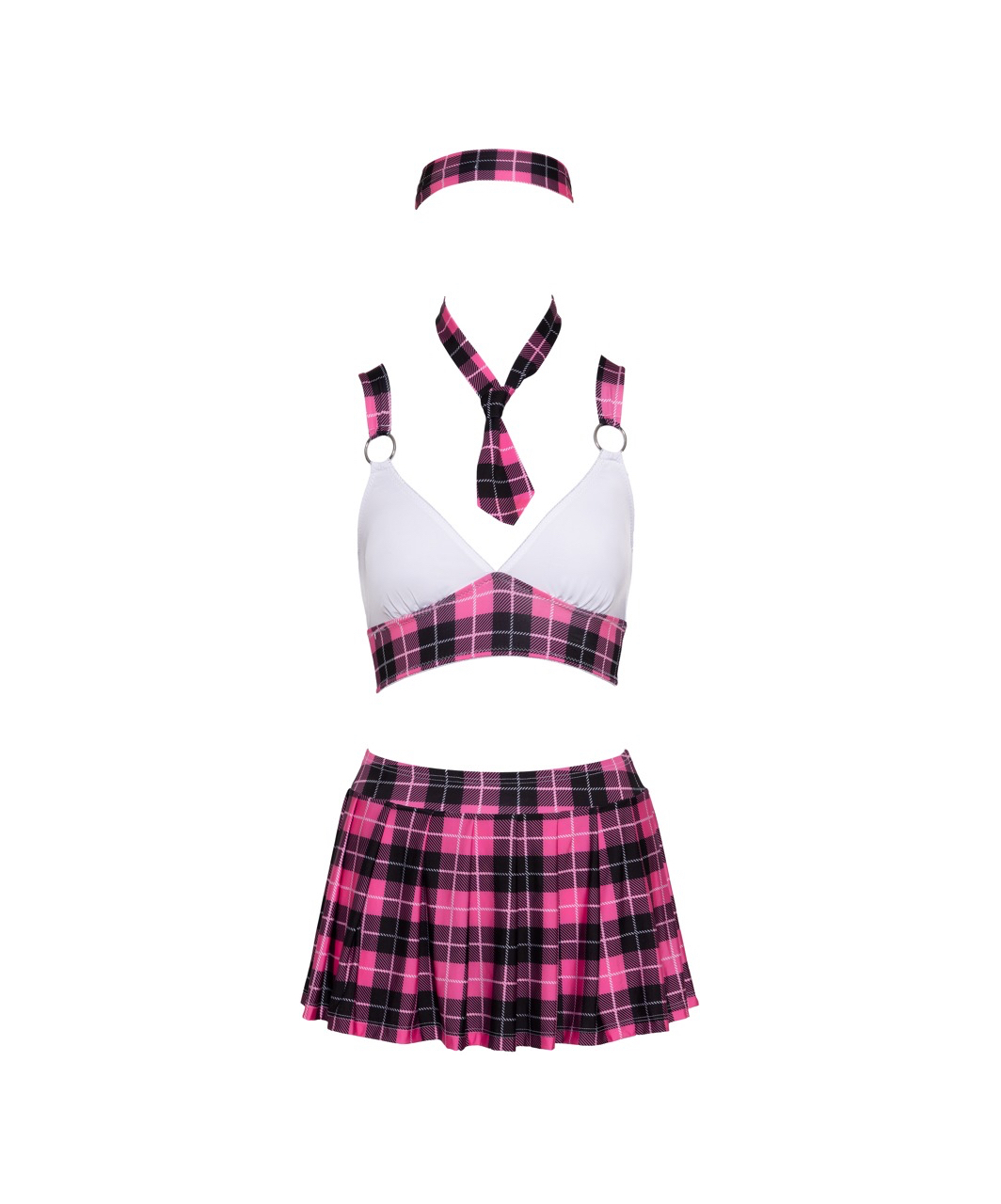 Cottelli Lingerie schoolgirl pink erotic set