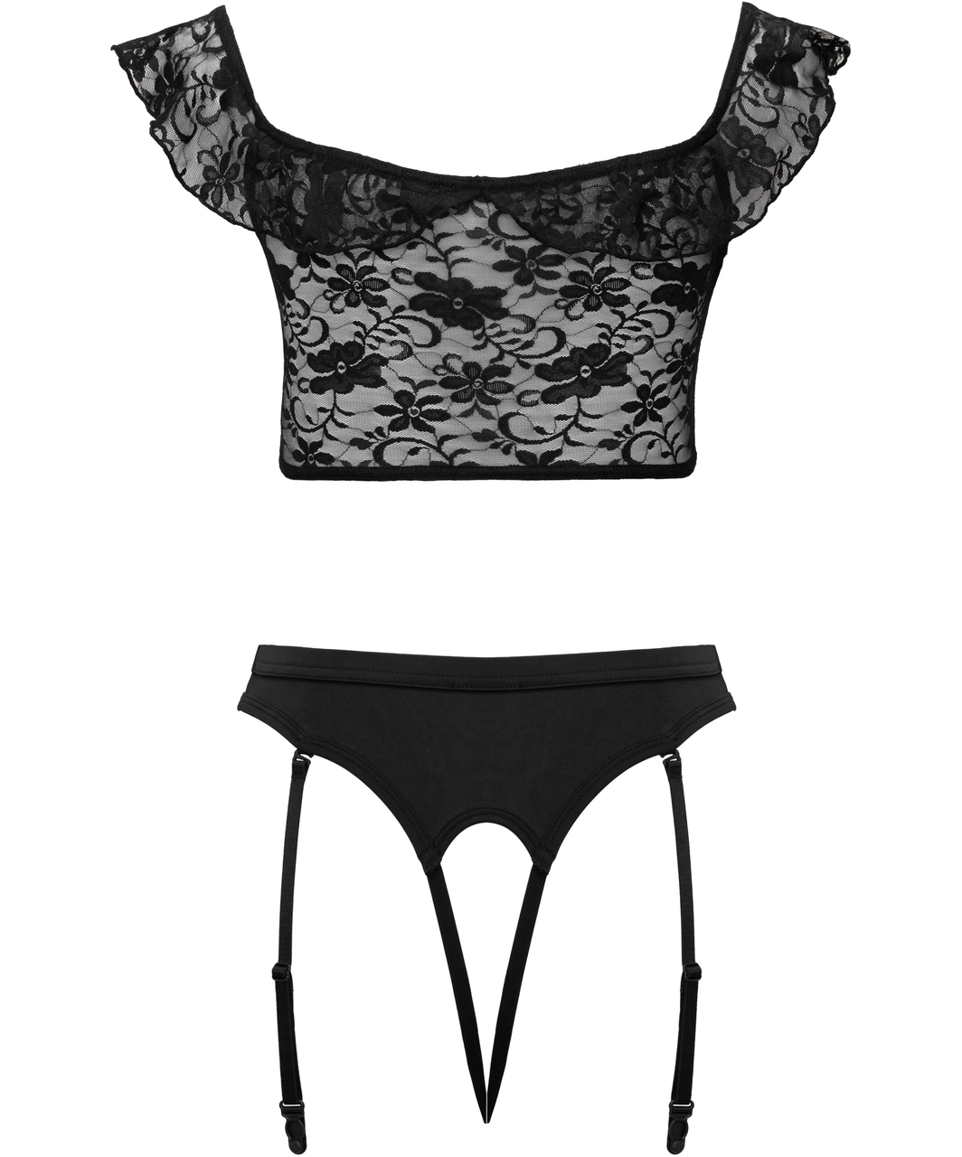 Cottelli Lingerie Yvette komplet erotyczny francuskiej pokojówki