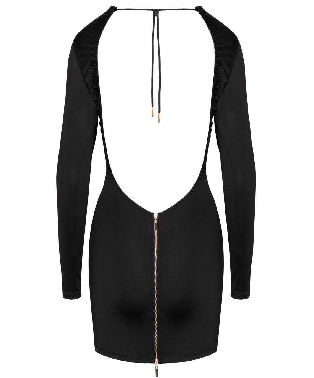 Cottelli Lingerie melna minikleita ar izgriezumu