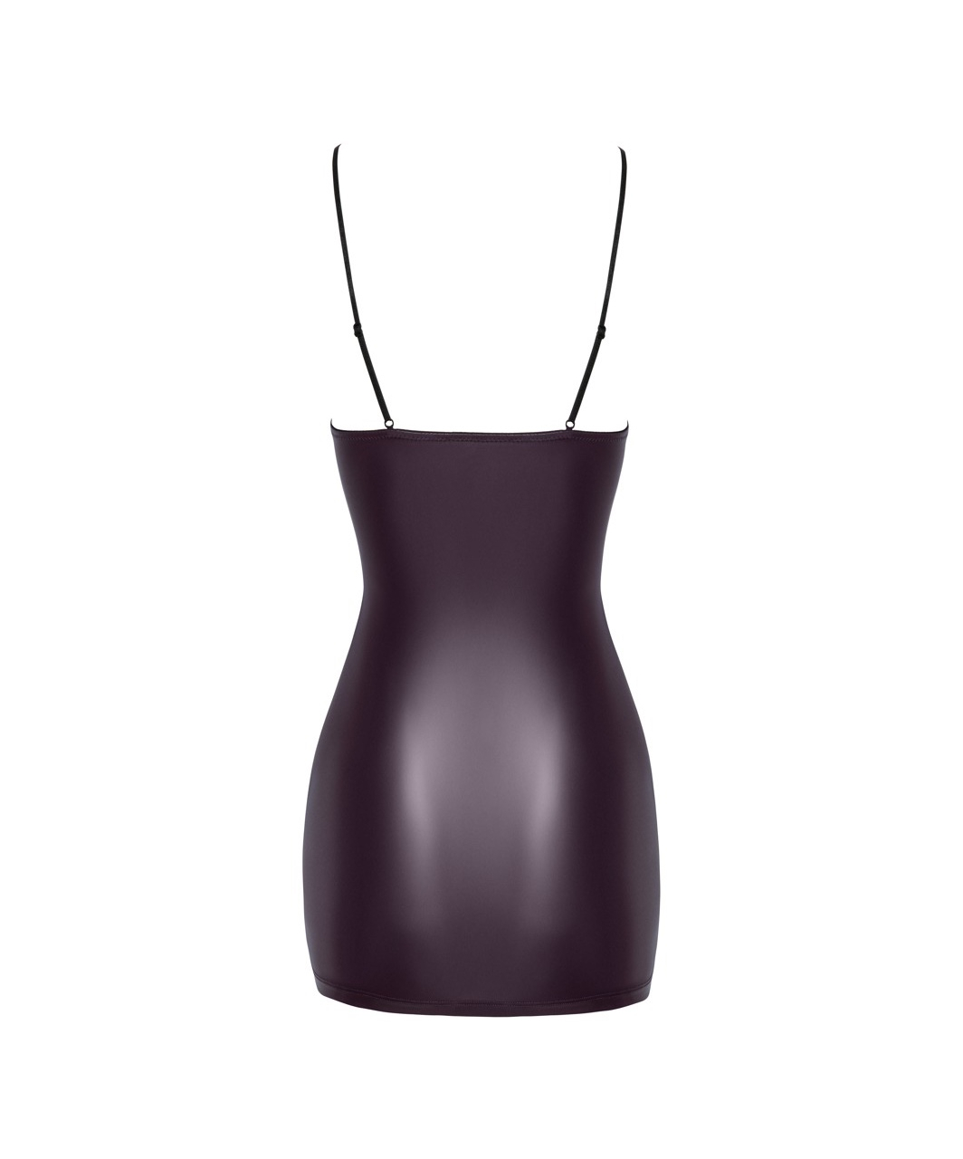 Cottelli Lingerie violeta matēta minikleita ar šņorējumu
