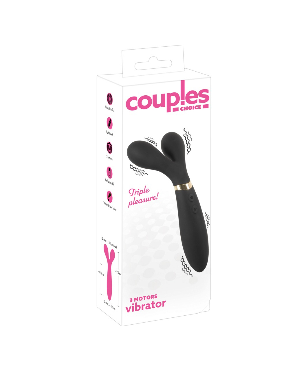 Couples Choice Triple Pleasure Vibrator