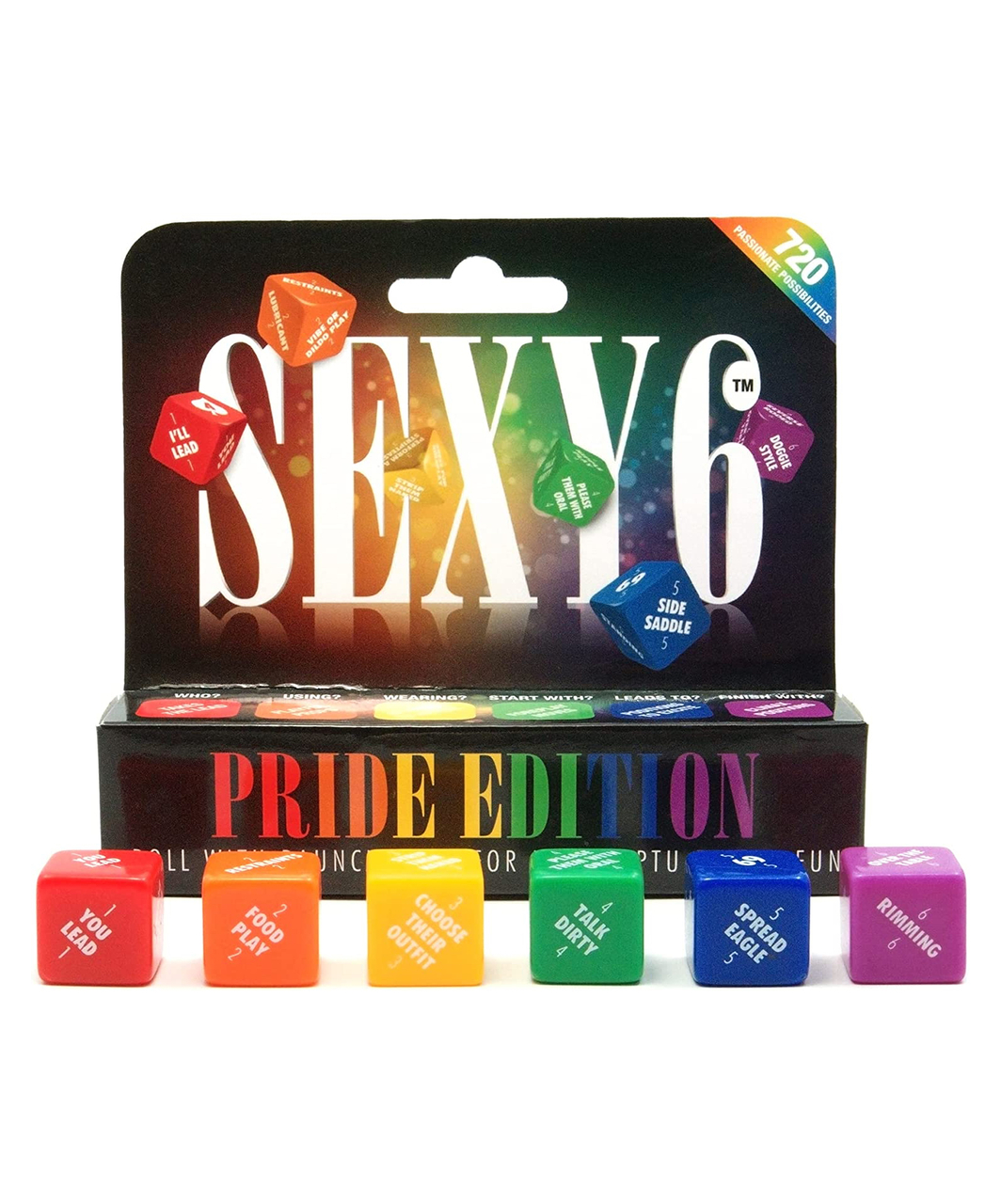 Creative Conceptions Sexy 6 Pride metamie kauliņi