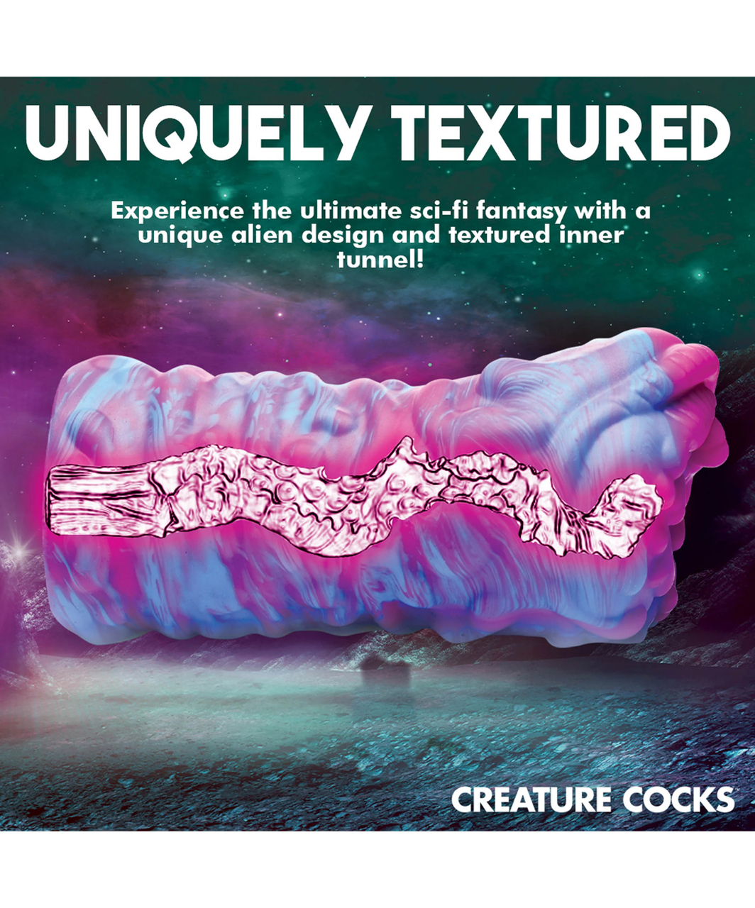 Creature Cocks Cyclone üleloomulikud silikoonist masturbaator