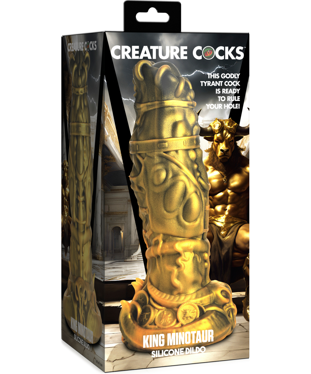 Creature Cocks King Minotaur antgamtinis silikoninis dildo