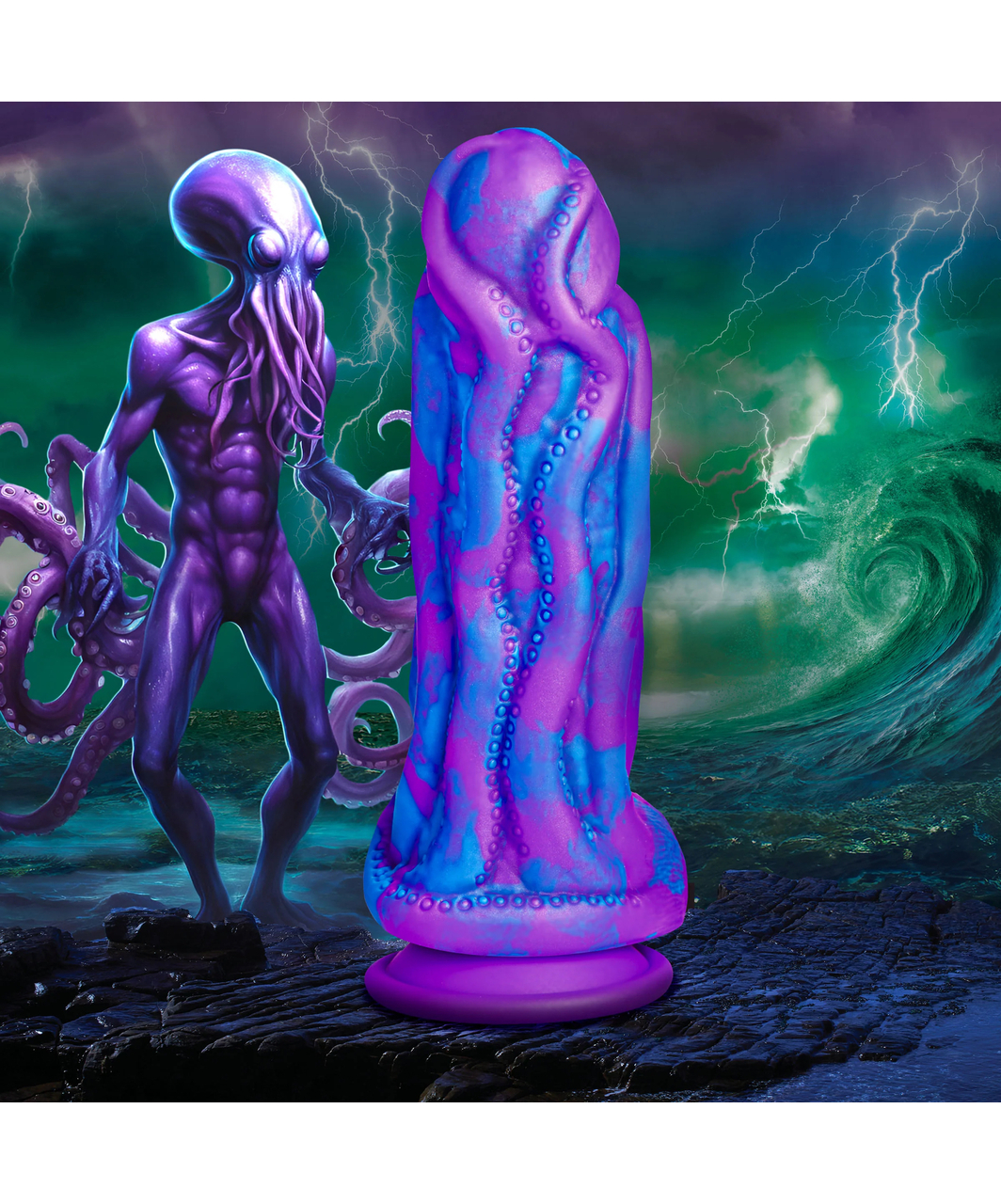 Creature Cocks Octophallus üleloomulikud silikoonist dildo