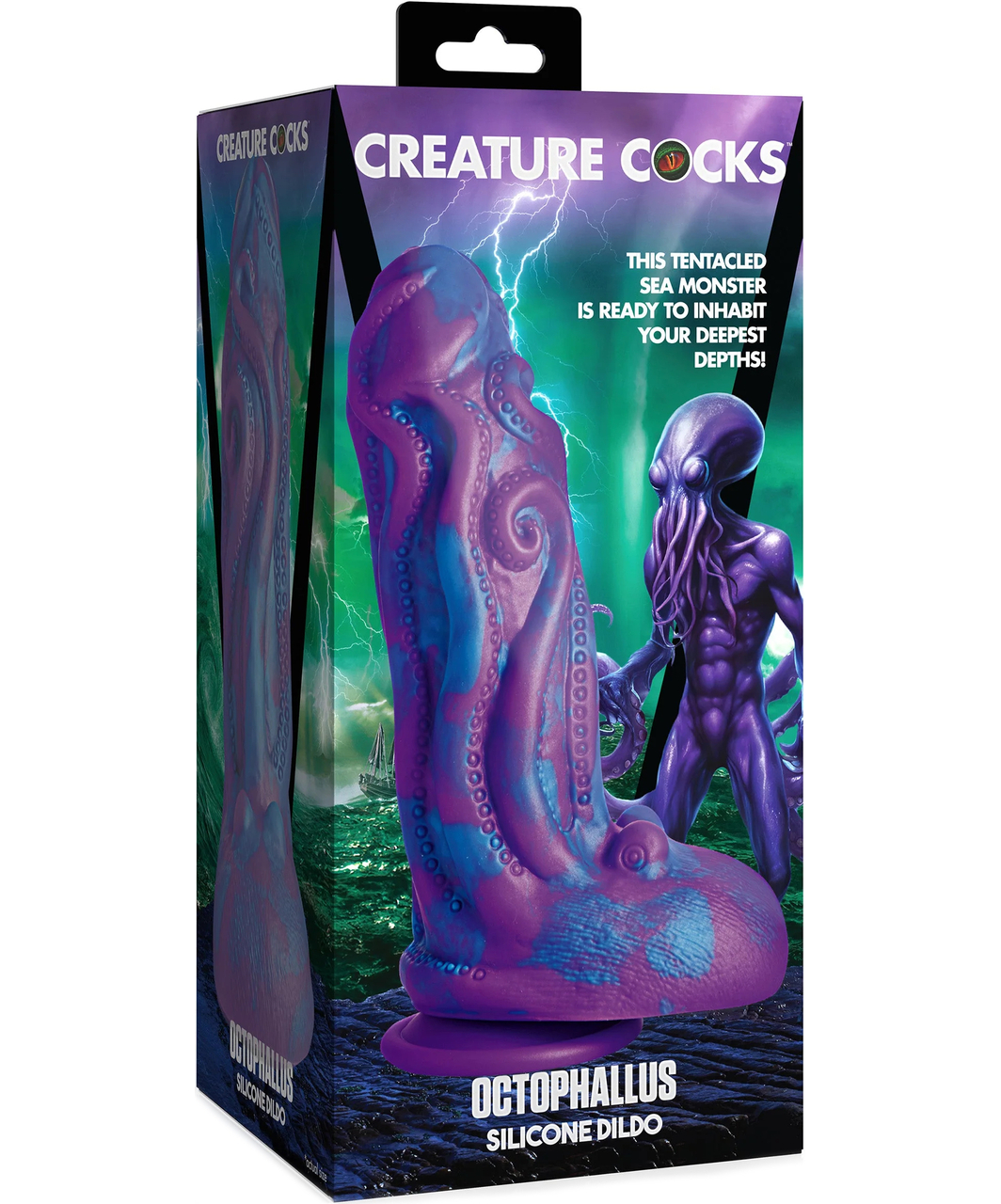 Creature Cocks Octophallus üleloomulikud silikoonist dildo