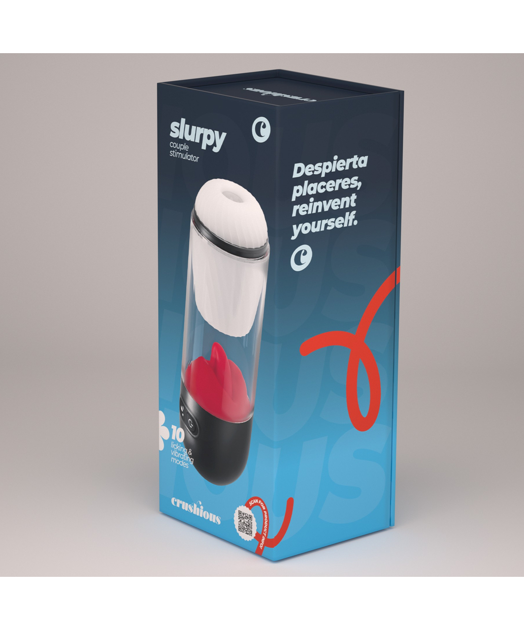 Crushious Slurpy Licking & Vibrating Couples Stimulator