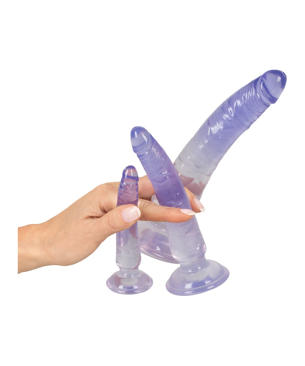 Crystal Clear Anal Training Cocky dildod komplekt