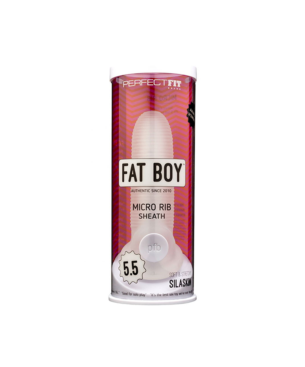 Perfect Fit Fat Boy Micro Rib Cock Sleeve