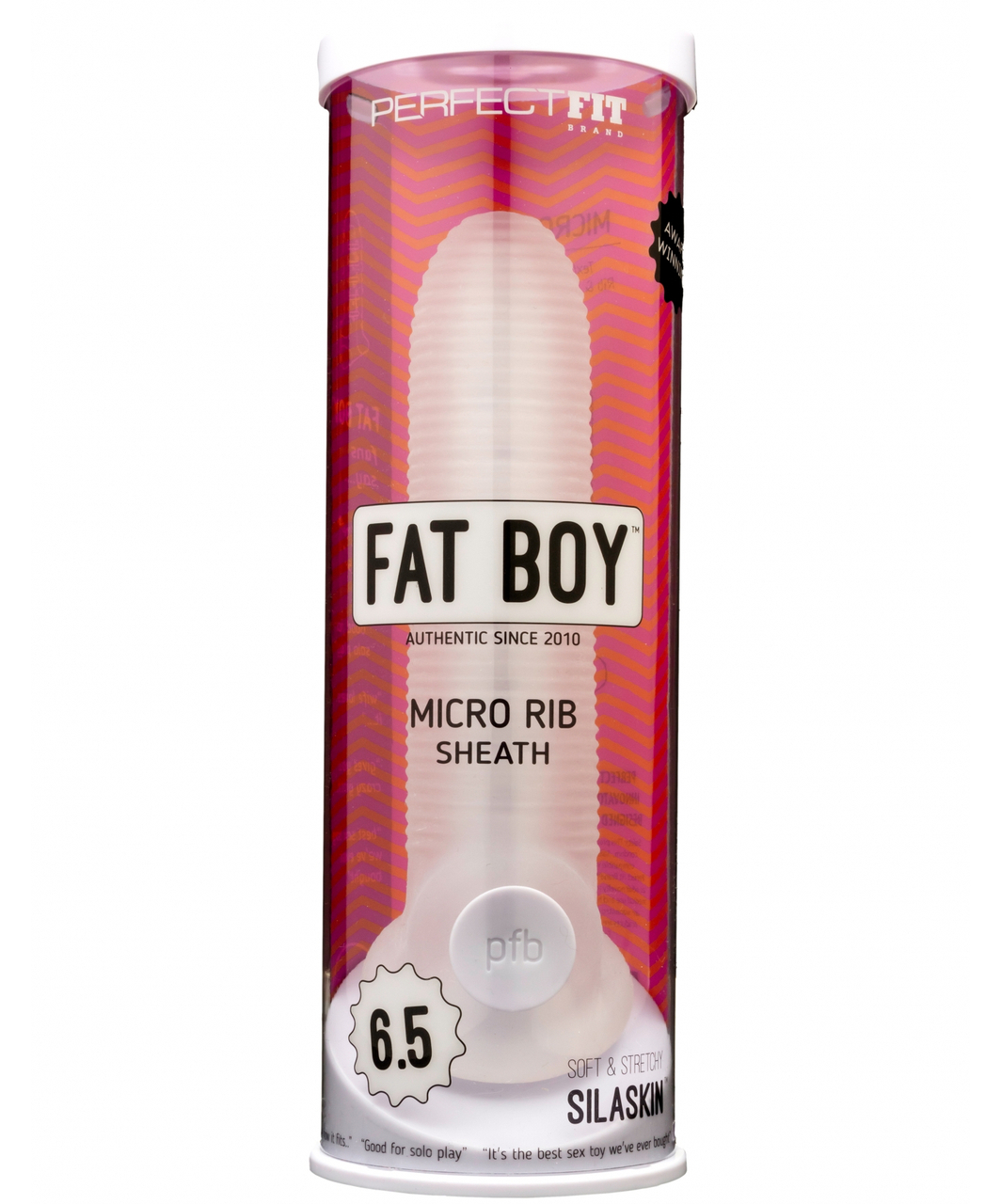 Perfect Fit Fat Boy Micro Rib Cock Sleeve