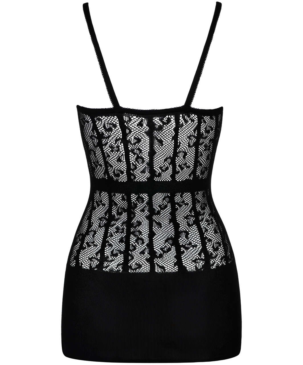 Obsessive черное сетчатое платье мини