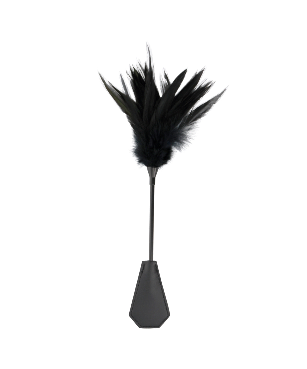 Darkness Black Feather Crop