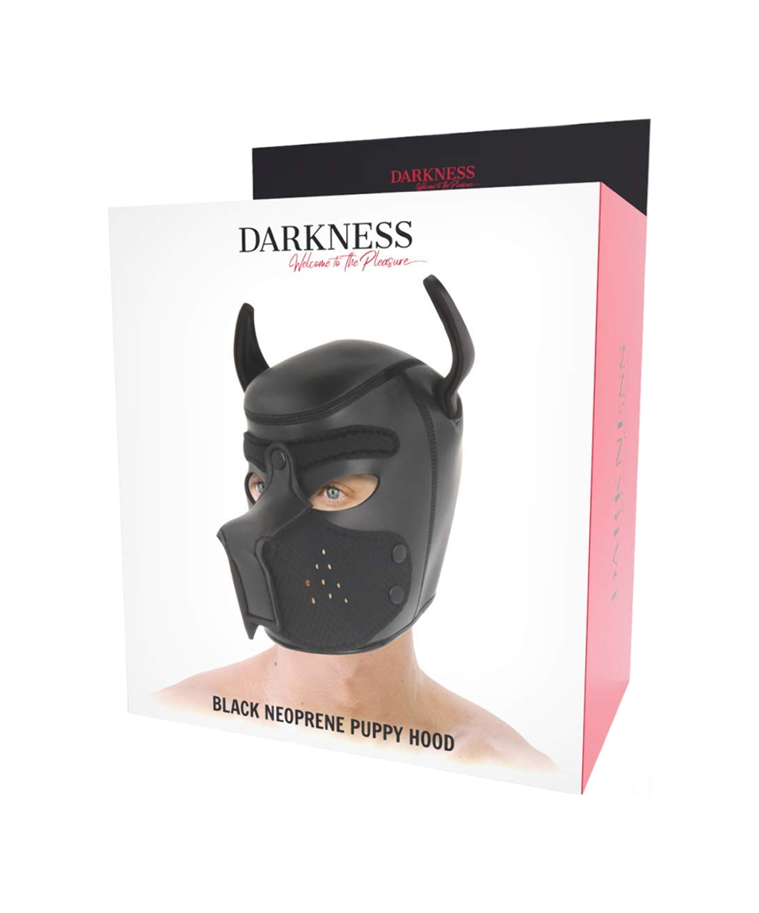 Darkness black neoprene puppy hood