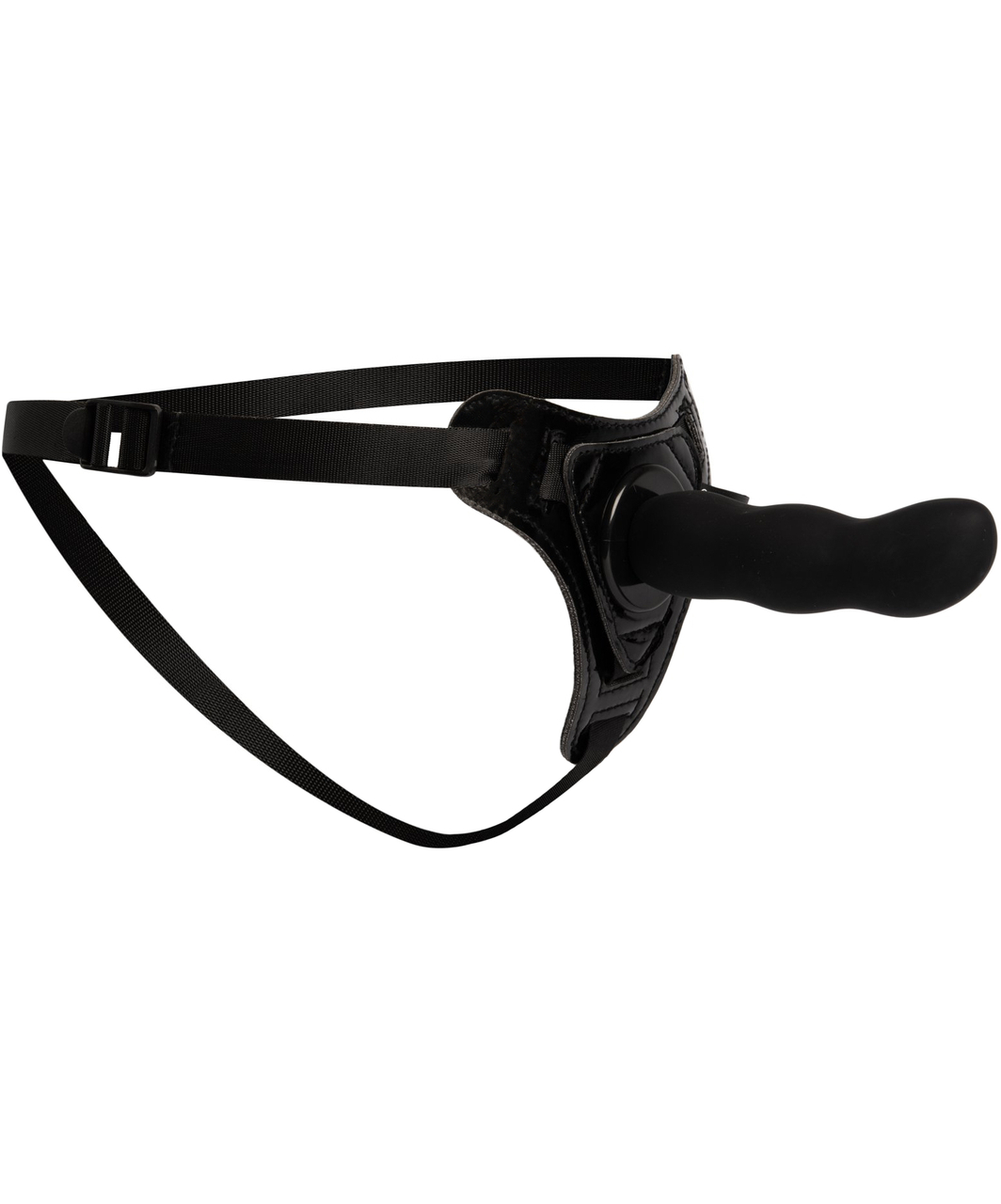 Darkness Wavy silicone strap-on