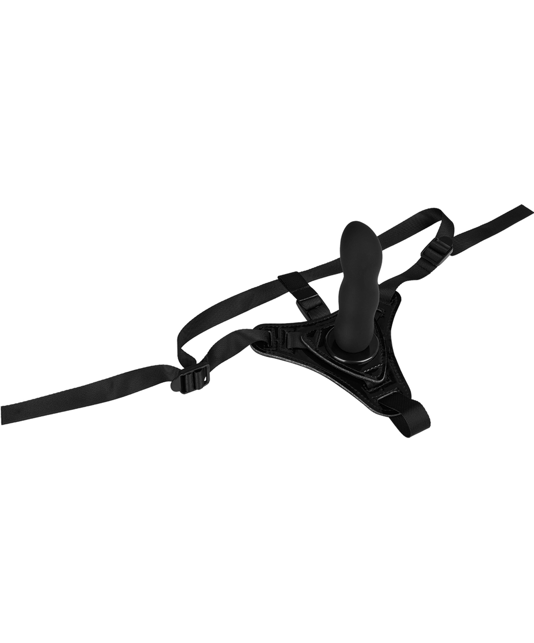 Darkness Wavy silicone strap-on