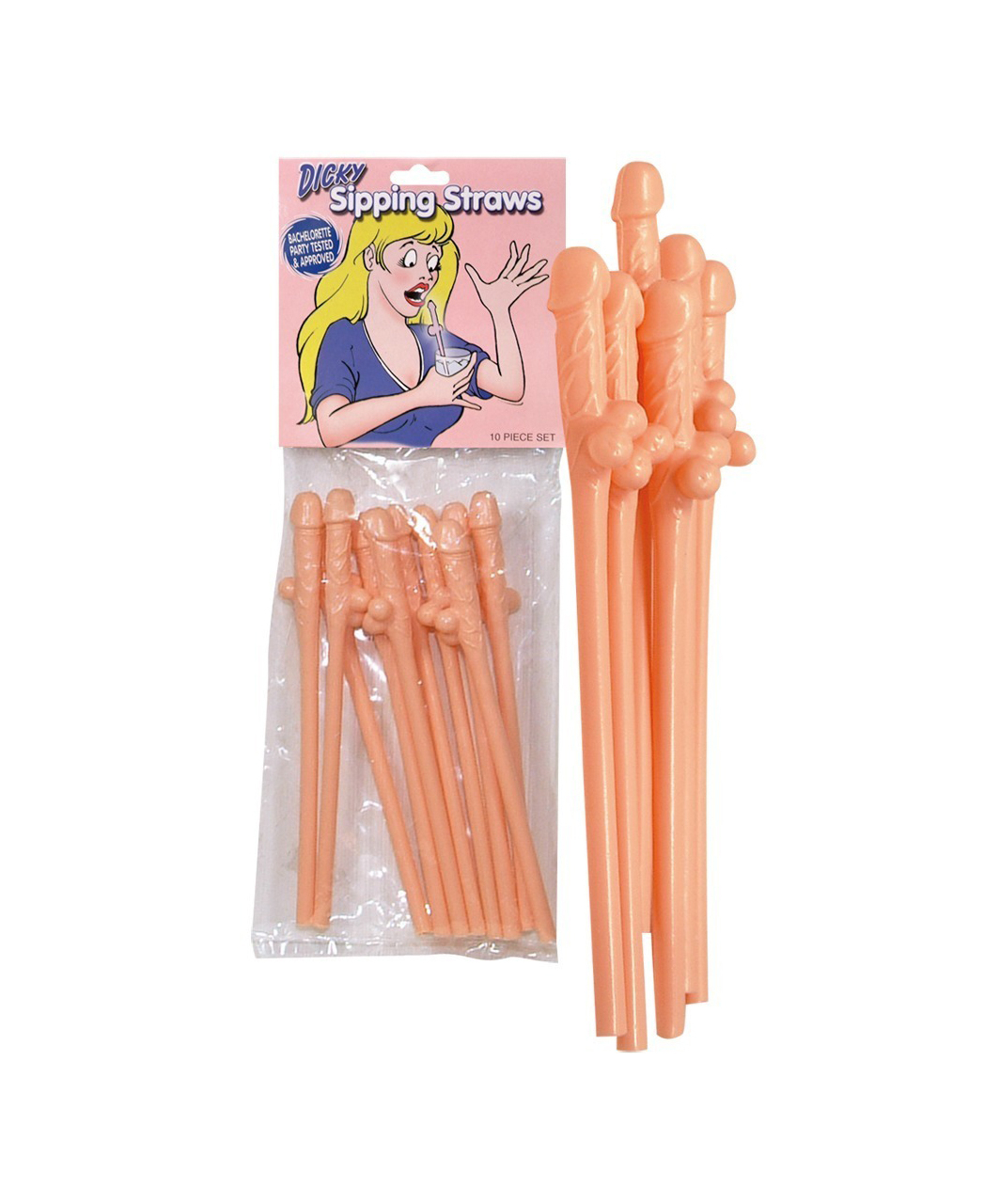 OV Penis Sipping Straws (10 tk.)