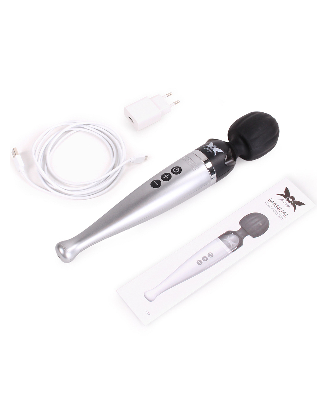 Pixey Deluxe Rechargeable Wand Massager