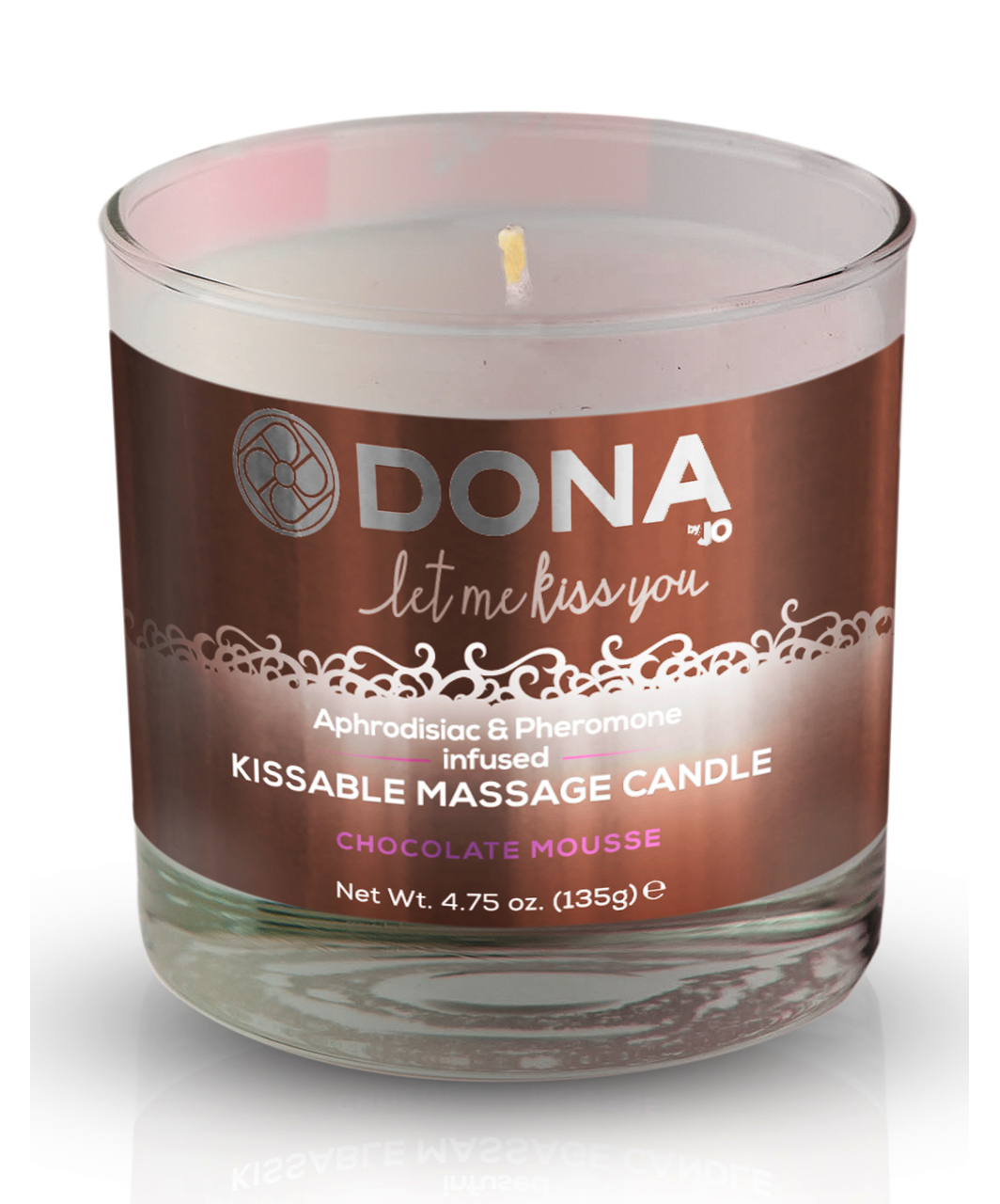 Dona Kissable aromātiska masāžas svece (135 ml)