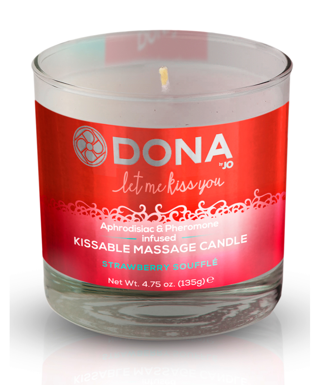 Dona Kissable aromātiska masāžas svece (135 ml)