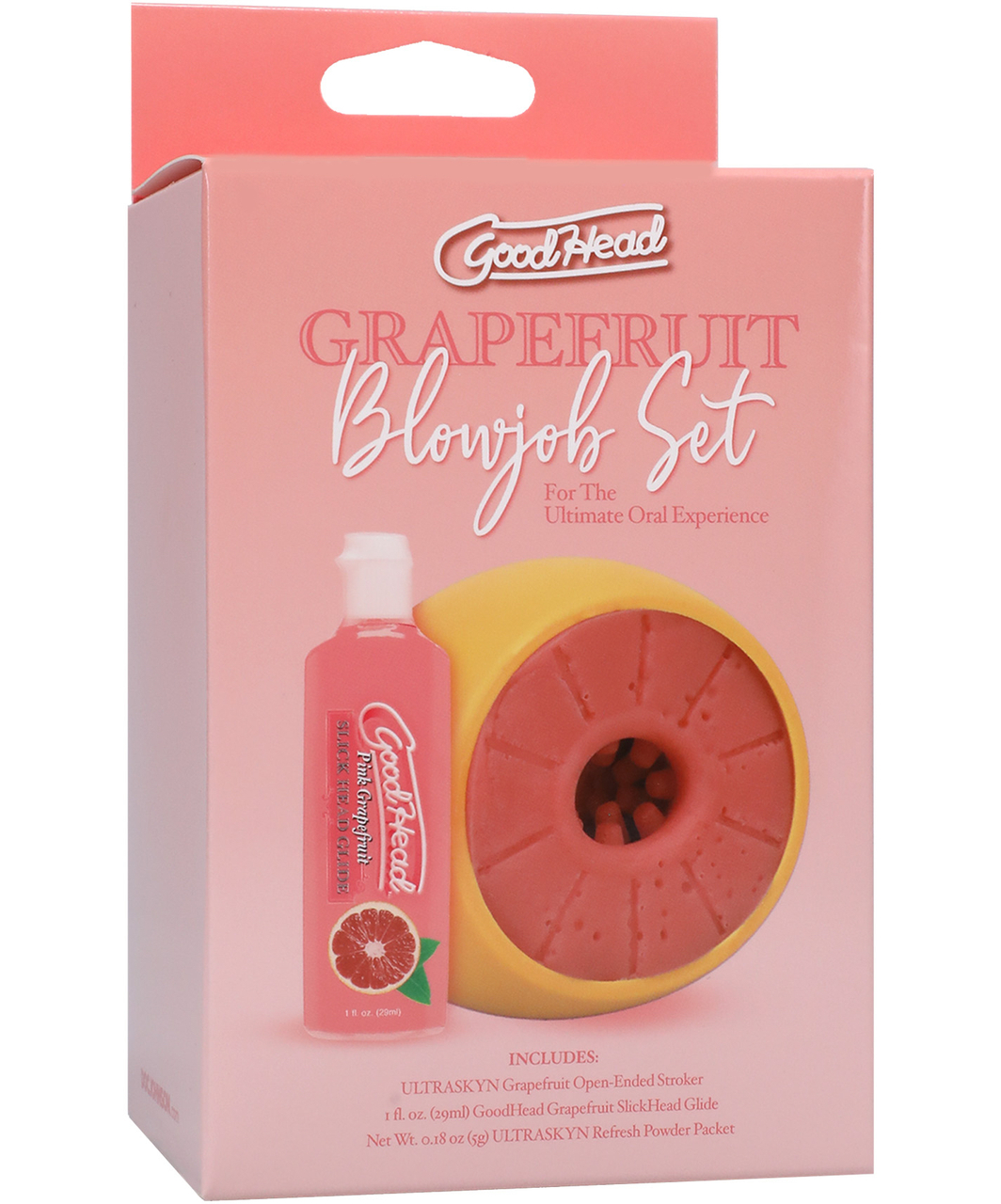 Doc Johnson GoodHead Grapefruit masturbator do seksu oralnego