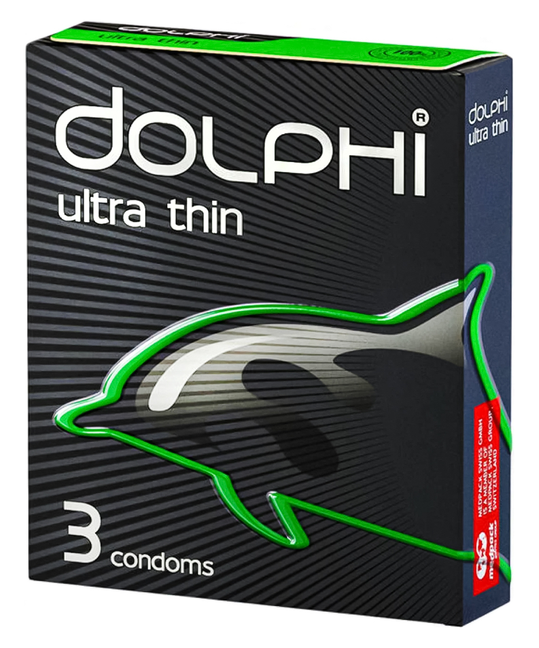Dolphi Ultra Thin prezervatīvi (3 gab.)