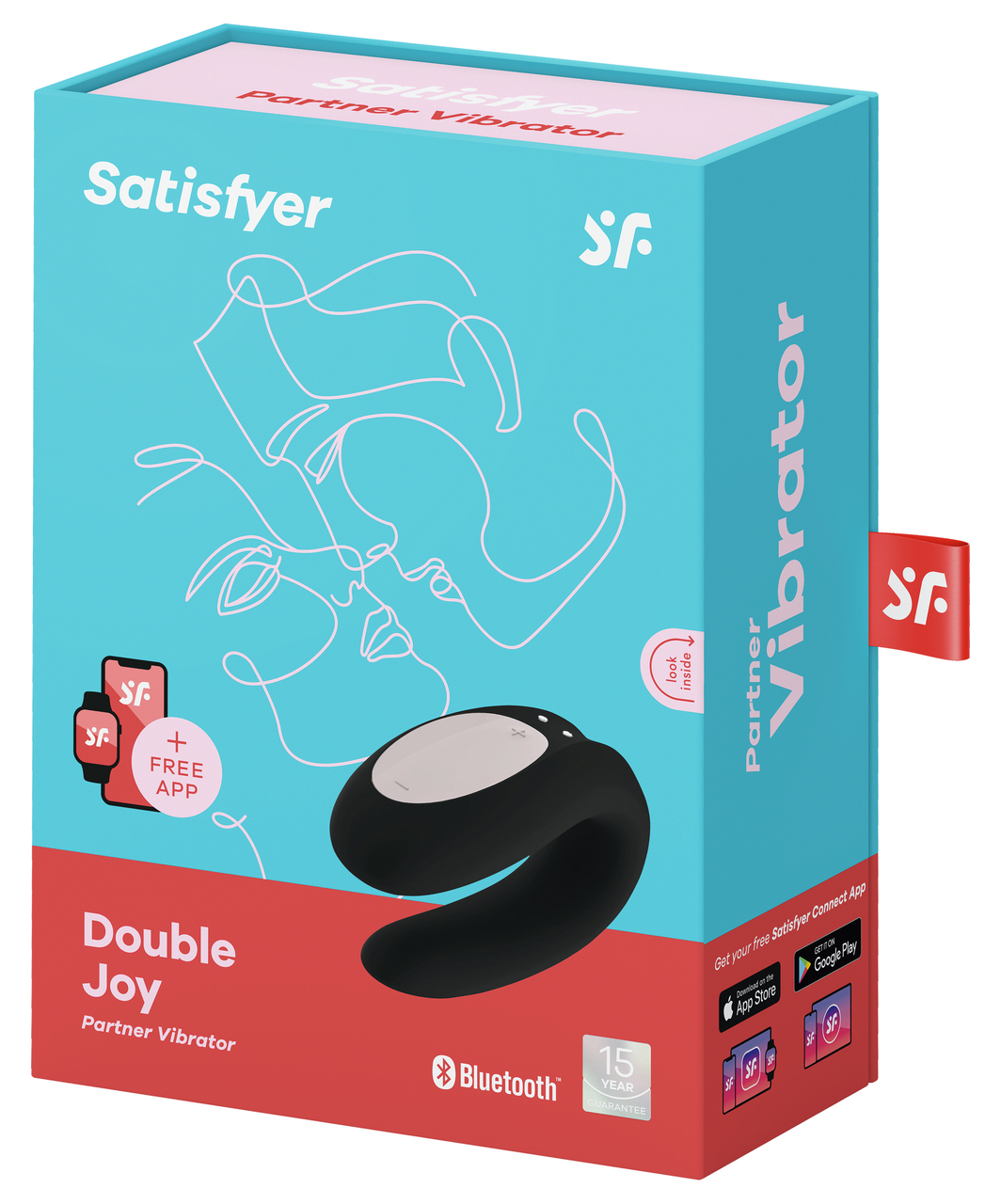 Satisfyer Double Joy vibratorius poroms