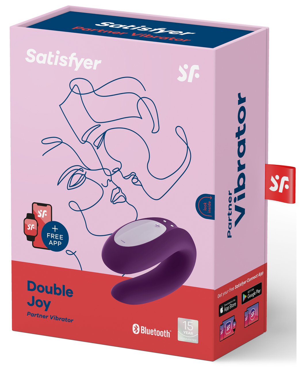 Satisfyer Double Joy vibratorius poroms