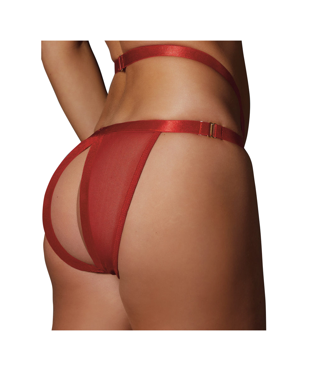 Allure Lingerie Dream of Me red crotchless thong
