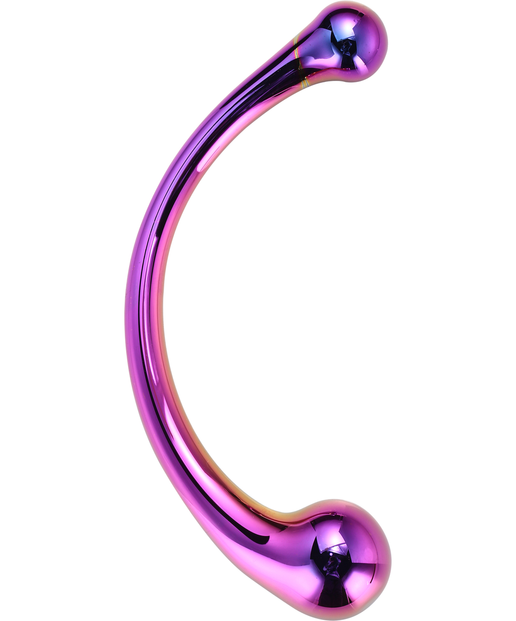 Dreamtoys Glamour Glass Curved Wand klaasist dildo