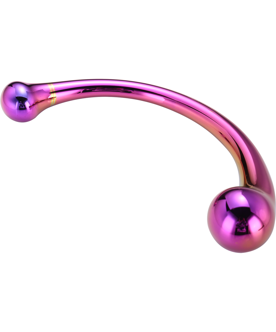 Dreamtoys Glamour Glass Curved Wand klaasist dildo