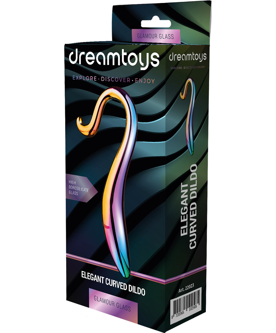 Dreamtoys Glamour Glass Elegant klaasist dildo