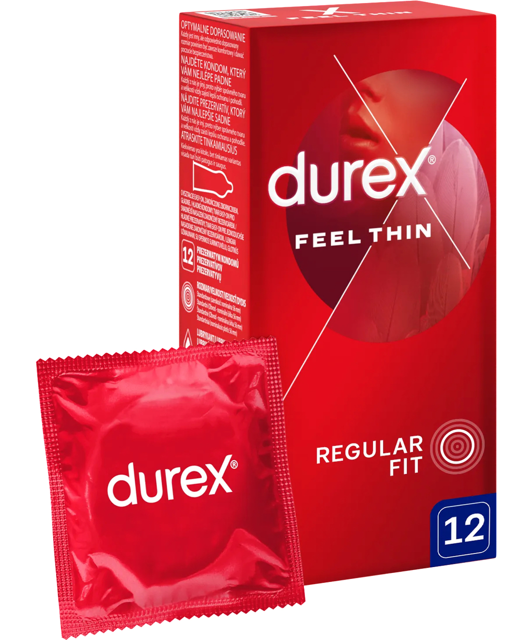 Durex Feel õhukesed kondoomid (3 / 12 / 24 tk)