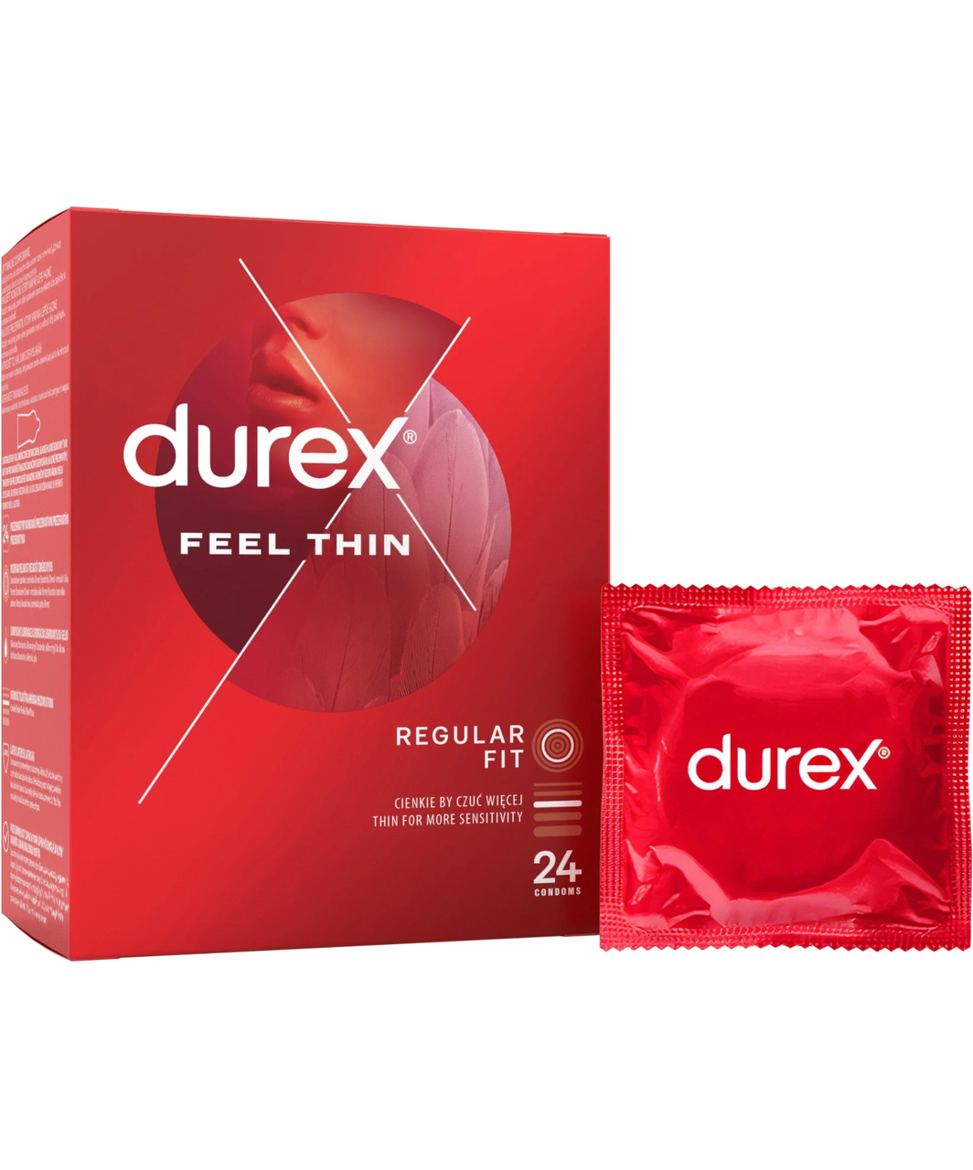 Durex Feel õhukesed kondoomid (3 / 12 / 24 tk)