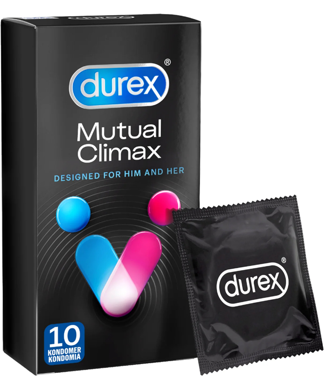 Durex Mutual Climax prezervatyvai (10 vnt.)