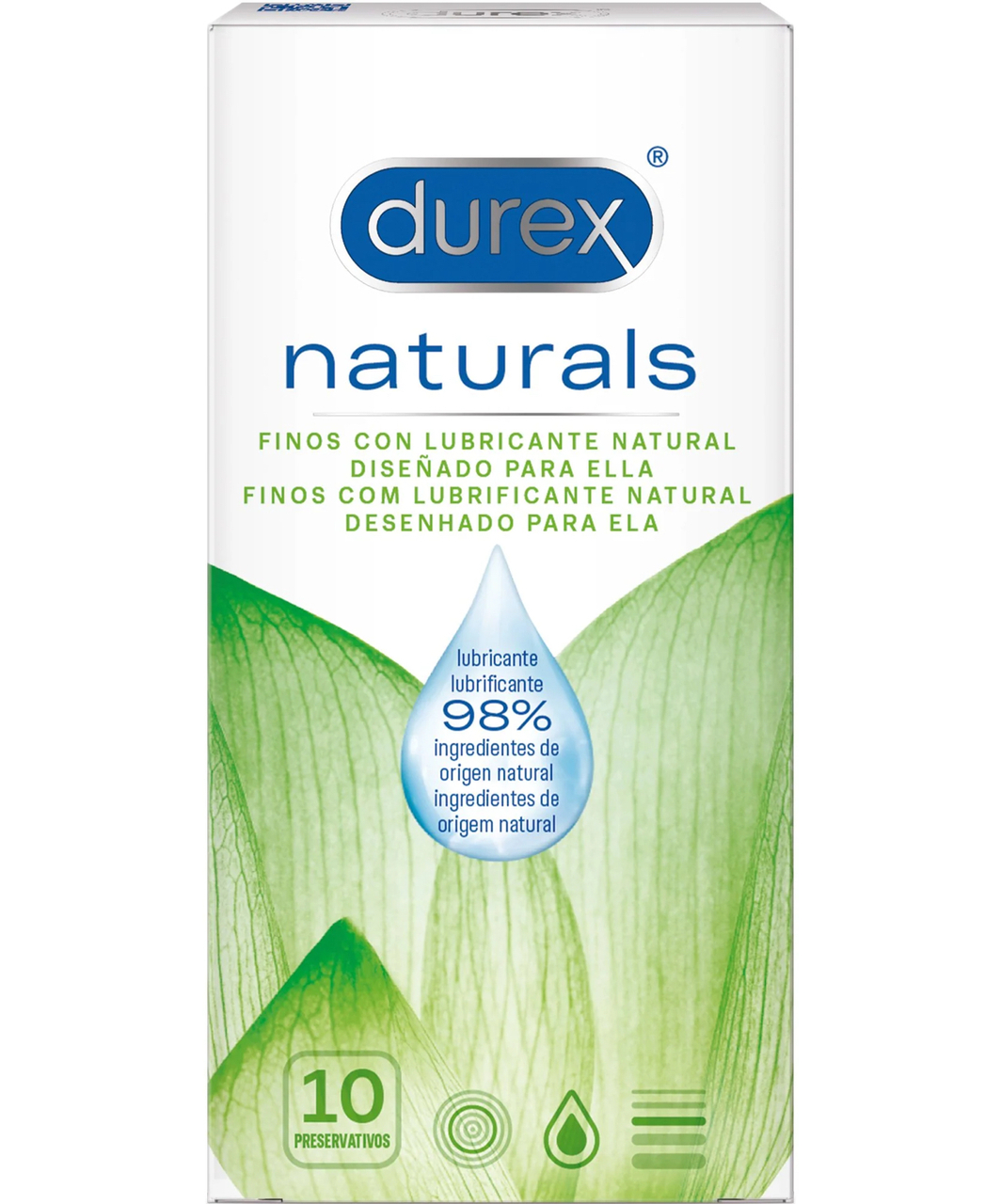 Durex Naturals prezervatīvi (10 gab.)