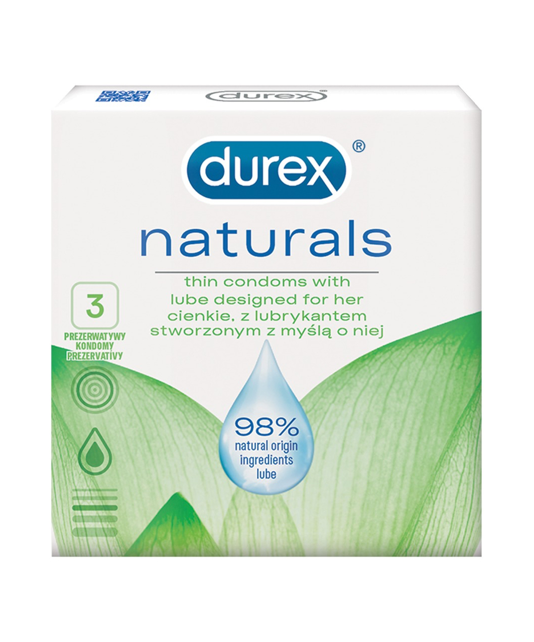 Durex Naturals condoms (3 / 10 pcs)