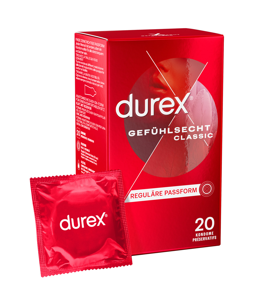 Durex Sensitive prezervatyvai (3 / 20 vnt.)