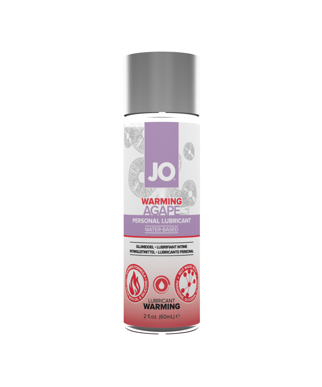 JO Agapé šildomasis lubrikantas (30 / 60 ml)