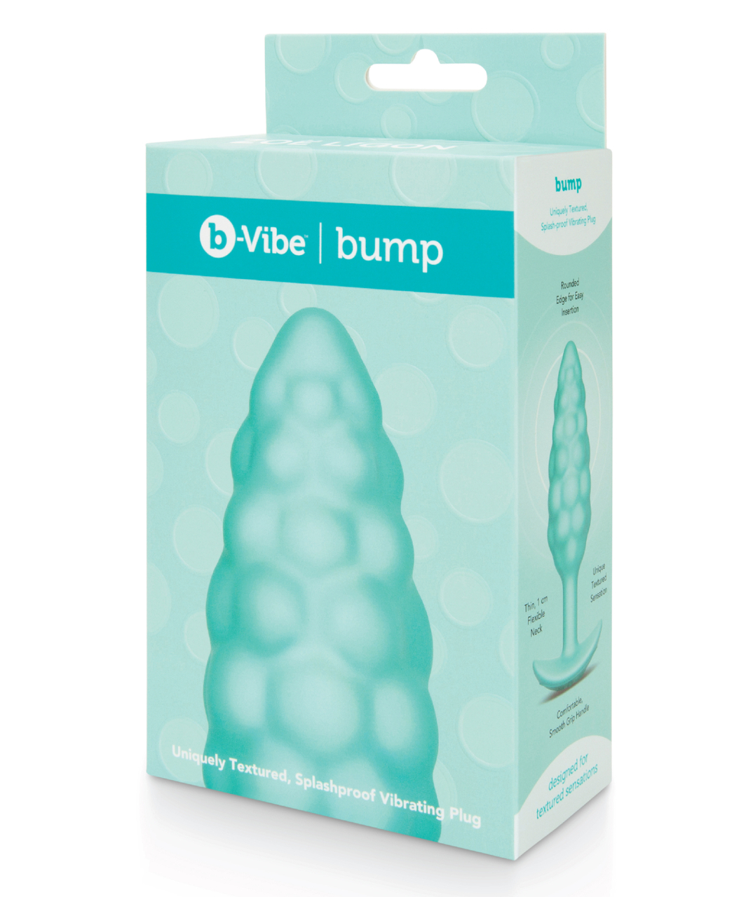 b-Vibe Texture plug analinis vibratorius