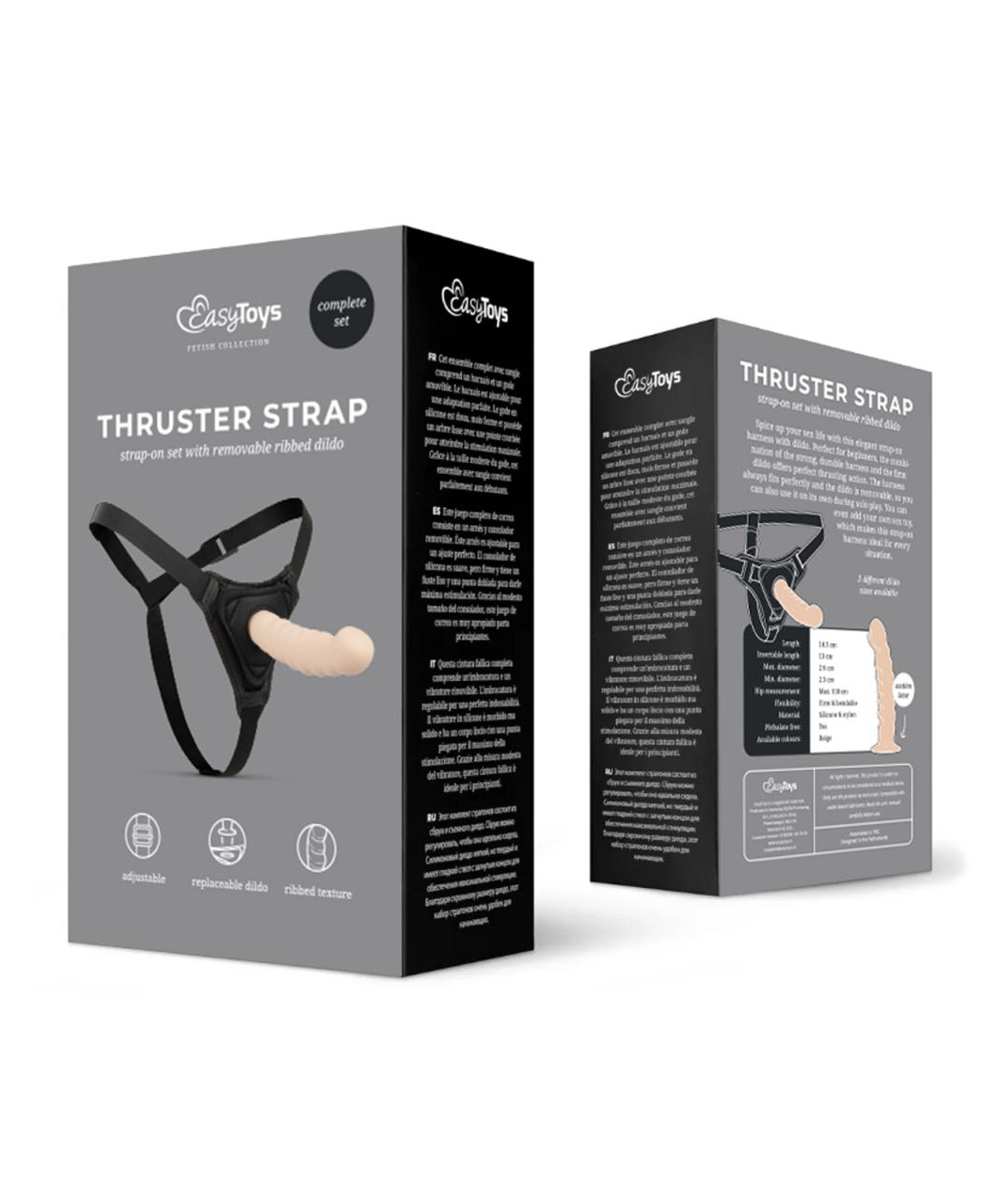 Easy Toys Thruster silikoninis strap-on