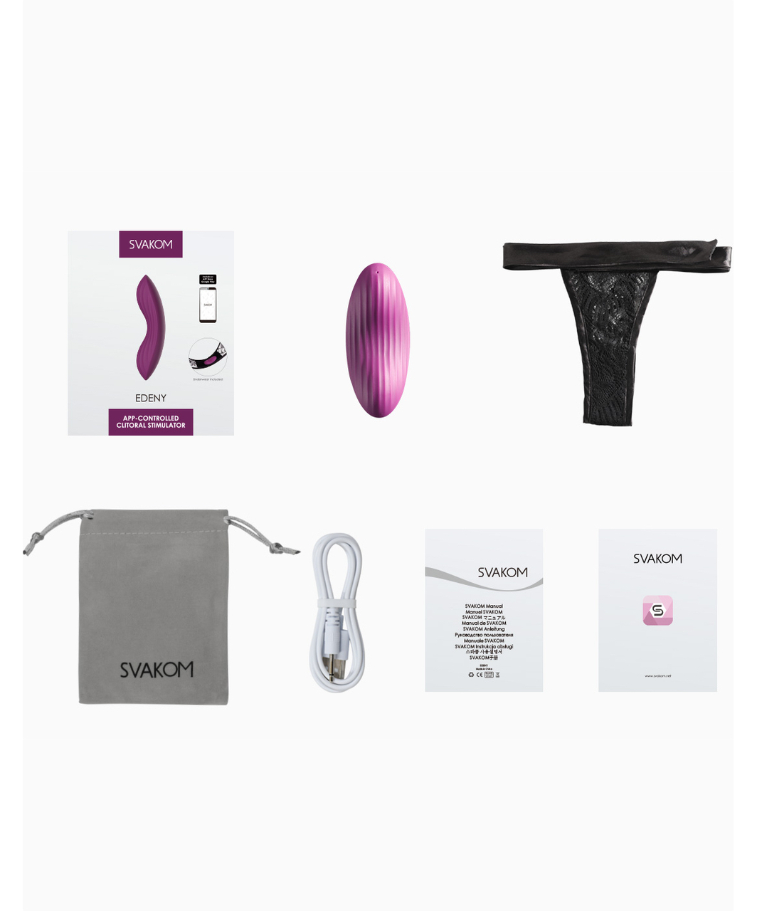 Svakom Edeny Interactive Clitoral Stimulator with Panties